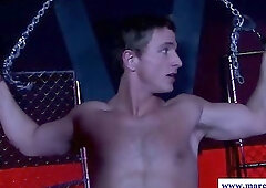 Dominated gaystraight bottom buttfucked