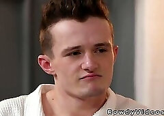 Gay models back to set and anal fuck in reverse cowboy