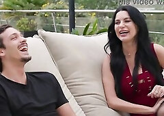 Breasty mother I'd like to fuck Ania Kinski Surprises Youthful Lover with Coarse Outdoor Screwing
