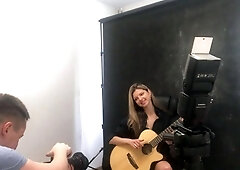 Amateur blonde European immature fucking boyfriend on webcam