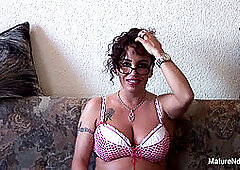 Glasses bj, granny blowjob pov, blowjob