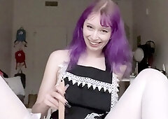 Sexy hottie Anetta Keys enjoys a solo toy masturbation