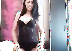 #brunette #blacklingerie #nightdress