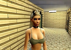 Dickgirl gives rough anal to a guy