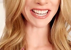 Krissy Lynn & Anya Olsen plan a Valentine's surprise with deepthroating, cumshots, and rough sex in POV