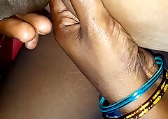 Desi Indian Tamil Wife Hand Job Boobs Playing