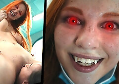 18 Year Old Redhead Vampire Mesmerizes Josephine Jackson Into Lesbian Pleasure