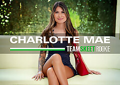 Charlotte Mae & GI Joey in Newbie Charlotte Mae Debuts With a Nasty Facial - ShesNew