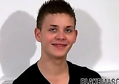 Cute Young UK Amateur Strokes his Dick and Shoots Hot L