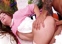 Hand-job, oral job, small tits