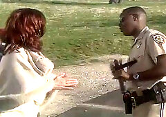 Marilyn Chambers very hot milf arrested and fucked by a black cop: Blowjob, Doggy  Big Tits Porn