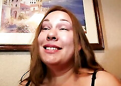 Ebony bred white big beautiful woman snatch from a cum filled cock rubber