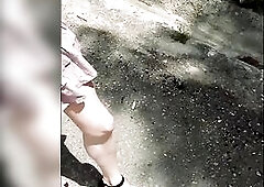 En la presa de Béznar.  Just walking around in the sun,since xhamster will no longer allow me to download any clips with my ally since this guy refus