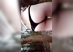 (RECENT OnlyFans!) Shemale Alone in the woods