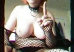 Sexy Mini Suit Stripping Masturbation