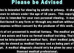 Superlatively Good Precum Trickling During Medical Exam