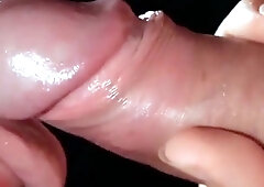 Best Close-up: Beach Babe Milking a Cock