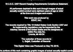 Insatiable granny in a satin robe, Judy Belkins is using a sextoy each single night