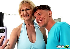 Horny Granny Wants His Hard Dick