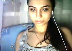 Arab Teen On Chatroulette Plays With Her Huge Tits