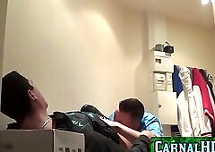 Sleazy Chavs fuck hard fetish shoes feet