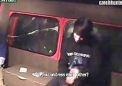 Czech boys in trucks helpjerk and blowjob