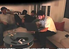 straight friend seduced to jerk off