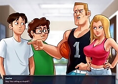 Priyapriya enjoys a playful adventure in shorts on a platform