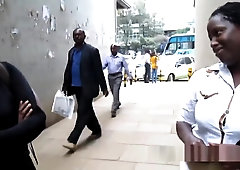 Shapely African Girls Shower Together And Prepare For