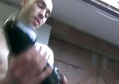 Huge Black Toy in Ass