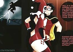 harley quinn x robin getting sex part 3