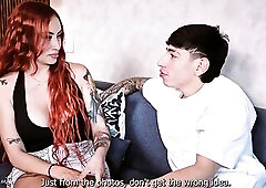 He finds out I'm a porn actress and destroys my twat with his large wang - Andrea Castro & Esteban Gamboa