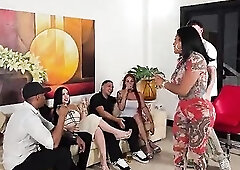 The Martix Walk Chapter I: The arrival at the estate starts with a coarse three-some featuring Max Betancur & Alejandra Palacios