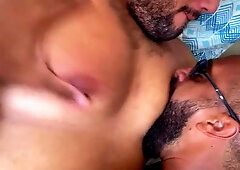round homo stud having his nips fellated highly rock hard