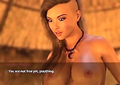 The Longing Town - Getting Dominated by 2 Breasty MILFs