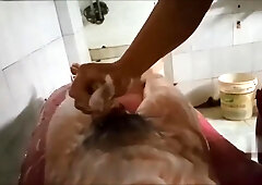 Round Dad Softcore Massagist Pink Cigar Massage/public Bathhouse/handjob Cum Shot