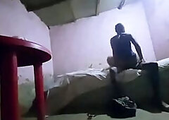 She did all the work herself, and I'm just lying there screaming, yeah go on keep going