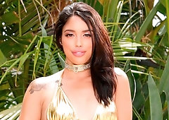 Brutal anal in the missionary pose with a bitchy Vanessa Sky