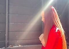 European Stepmom Solo lascivious titties outdoor