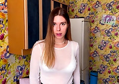 Gave Sperm Test Directly Into Nurses Mouth - Oral Pulsating Cum