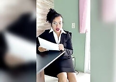 U're called into an urgent encounter. Your boss, Anna Bloom, is awaiting arms crossed, already annoyed. This babe knows what u've been doing