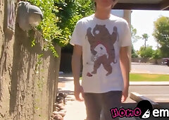 Toe eating punk youngsters screwing hard-core