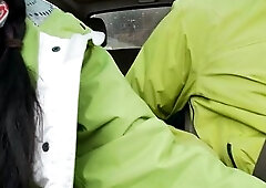 Oops! I spilled some cum! Road Head with Creamy Mouthpie Gulp