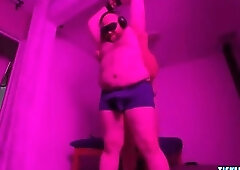 TicklishChubs: Matt Ties Tommy Bearhama Up For A Sensual Blindfolded Tickle Session