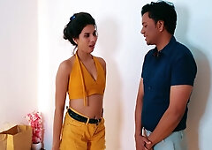 A Horny Sexy Lady Fucked Hard By A Delivery Boy On Her Birthday