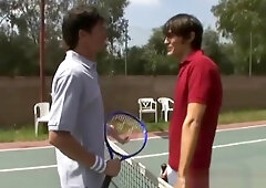 After tennis fuck and suck