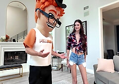 She Begged, Kneeling For A Facial Cumshot, Licking Me Clean With A Grin