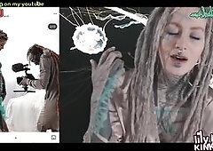 Erotic photoshooting behind the scene - FULL FREE CLIP YOUTUBE: Lily Lu + Kinky Life / sexy SFW ink