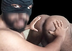 Sniffing daddys smelly ass