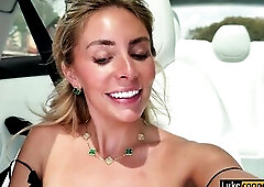 Bonnie Blue Drives Around and Screws In Car - Luke Cooper